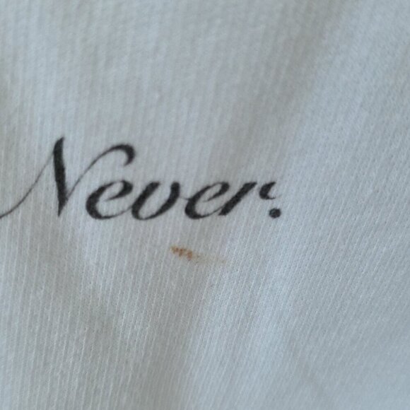 CELINE DION Cat Graphic Sweatshirt White Vintage Floral Sz M - Picture 5 of 5